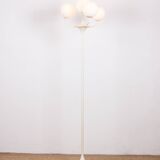 Large floor lamp, 4 branches finished with opalines, by Eva Renée Nele for Temde Leuchten 1960