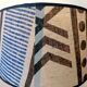 Large terracotta lamp and vintage tribal lampshade