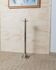 XXL vintage Art Deco candlestick - Chrome brass - Classic shape - Italy 1930s