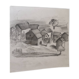 Illustration Malagasy Village