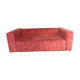3-seater canapé AGAR Panac Edition in blush velvet