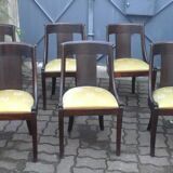 6 empire mahogany gondola chairs