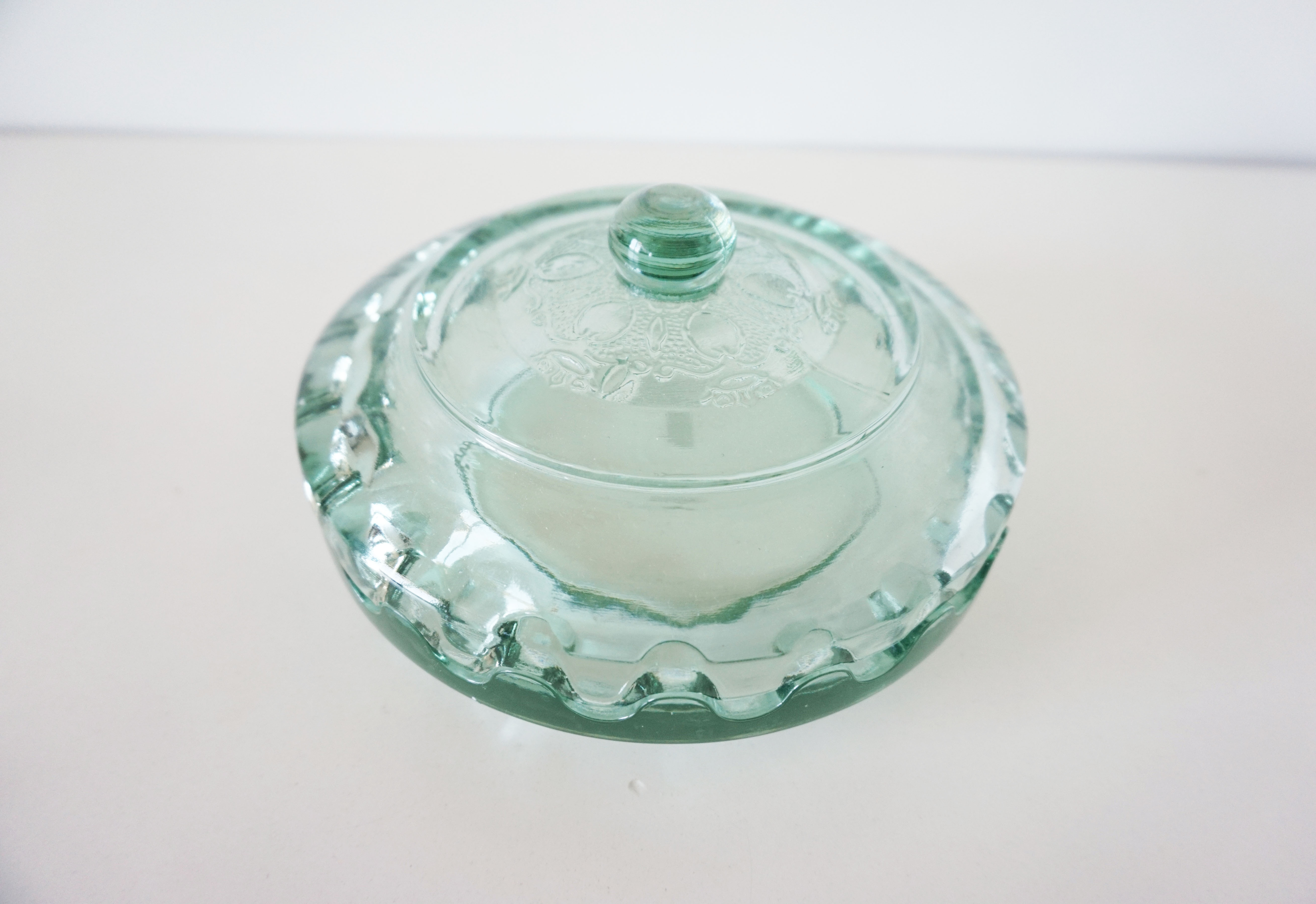 Candy box or old annealed glass box