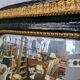 Miroir Louis Philippe noir et or