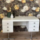 White laqué desk, year 70