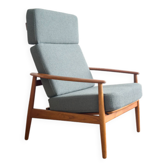 Fauteuil lounge FD 164 par Arne Vodder pour France & Son - Mid-Century