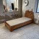 Bed 1 place "palm" wicker and rattan Vivai Del Sud