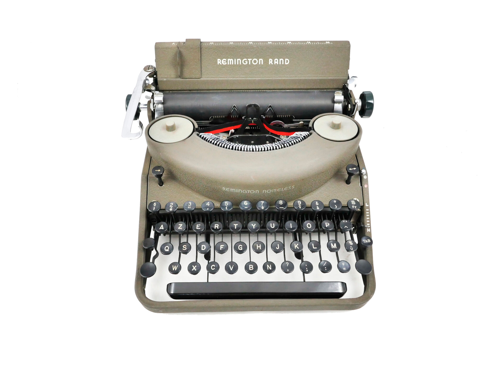 Remington Noiseless Green Typewriter Revised New Ribbon