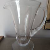 Large Vannes crystal pitcher