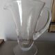 Large Vannes crystal pitcher