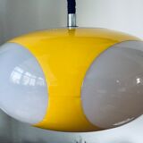 Vintage Yellow Plastic Ufo Ceiling Lamp by Luigi Colani for Massiv, Belgium, 1970s
