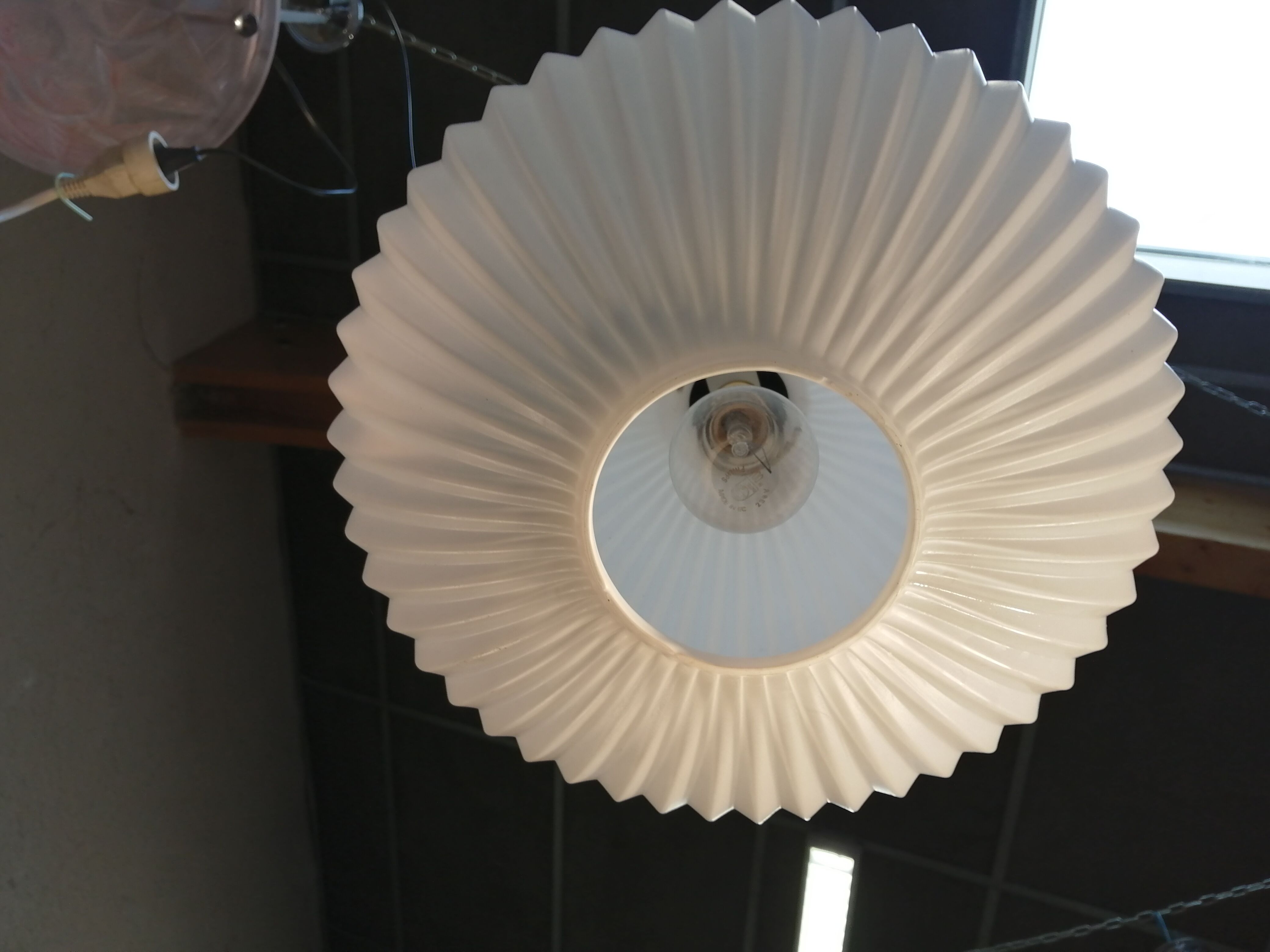 Novo style suspension in opaline - 60s.