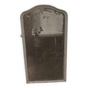 Louis Philippe mirror in wood and patinated stucco 19th century
