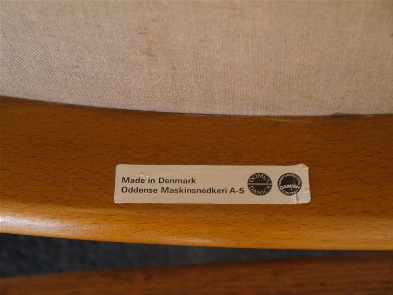 Danish teak armchair Erik Buch 1960