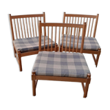 3 Scandinavian style chairs