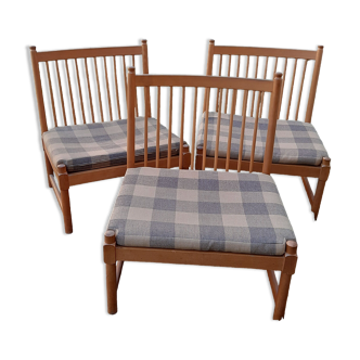 3 Scandinavian style chairs
