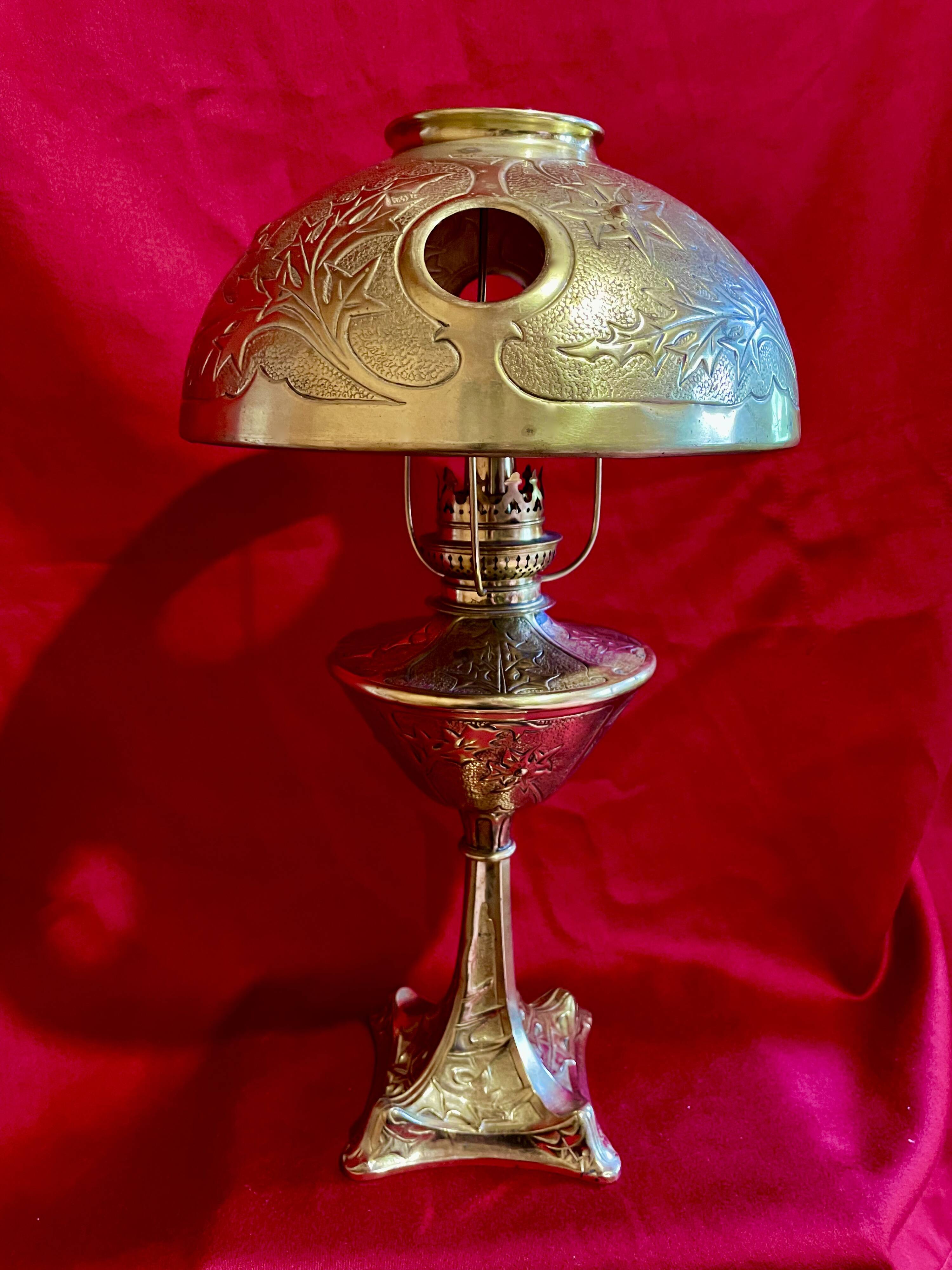 Art Deco oil lamp 19th century