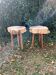2 tabourets trépied de berger