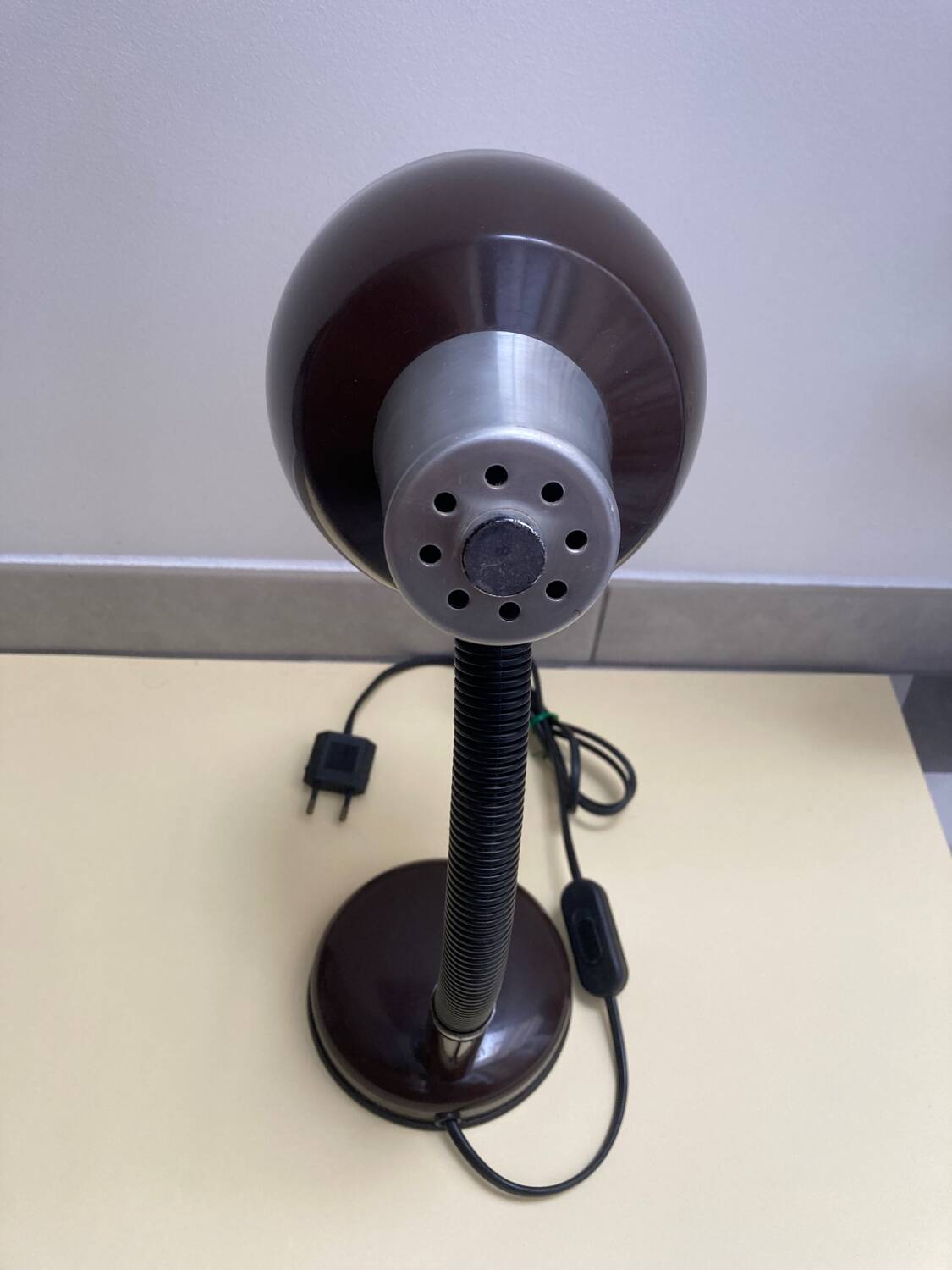 70s metal desk lamp
