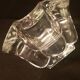 Corolla-shaped ashtray and pocket tray, Vannes Le Chatel crystal (A 240)