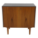 Commode scandinave en teck et en skaï, Suède, 1960
