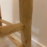 Bohemian chair wood and rope