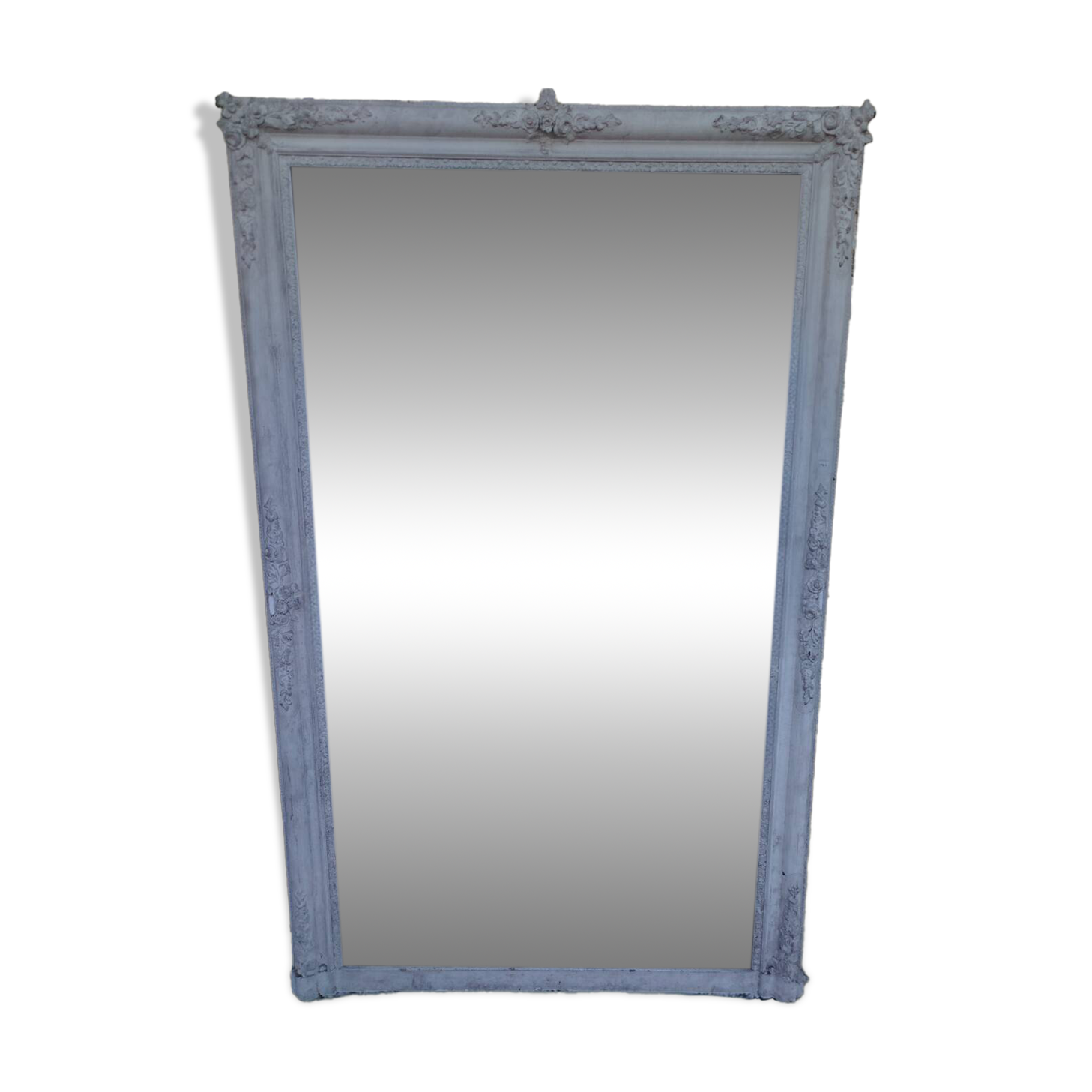 Large fireplace mirror 19th century