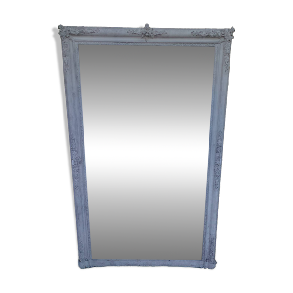 Grand miroir de cheminée XIXeme Siècle — Beyit