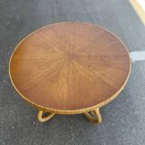 Bamboo side table, Italy 1960