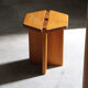 Tabouret de chalet René Martin France 1960