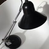 Adjustable black metal Aluminor desk lamp