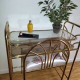 Golden console, 70s/80s