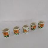 Five 70s glasses