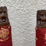 Living room (carved chairs and armchairs) in Louis XIII style