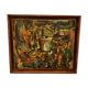 Tableau abstrait annees 50 signed 1953