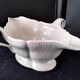 White porcelain sauce boat Pillivuyt