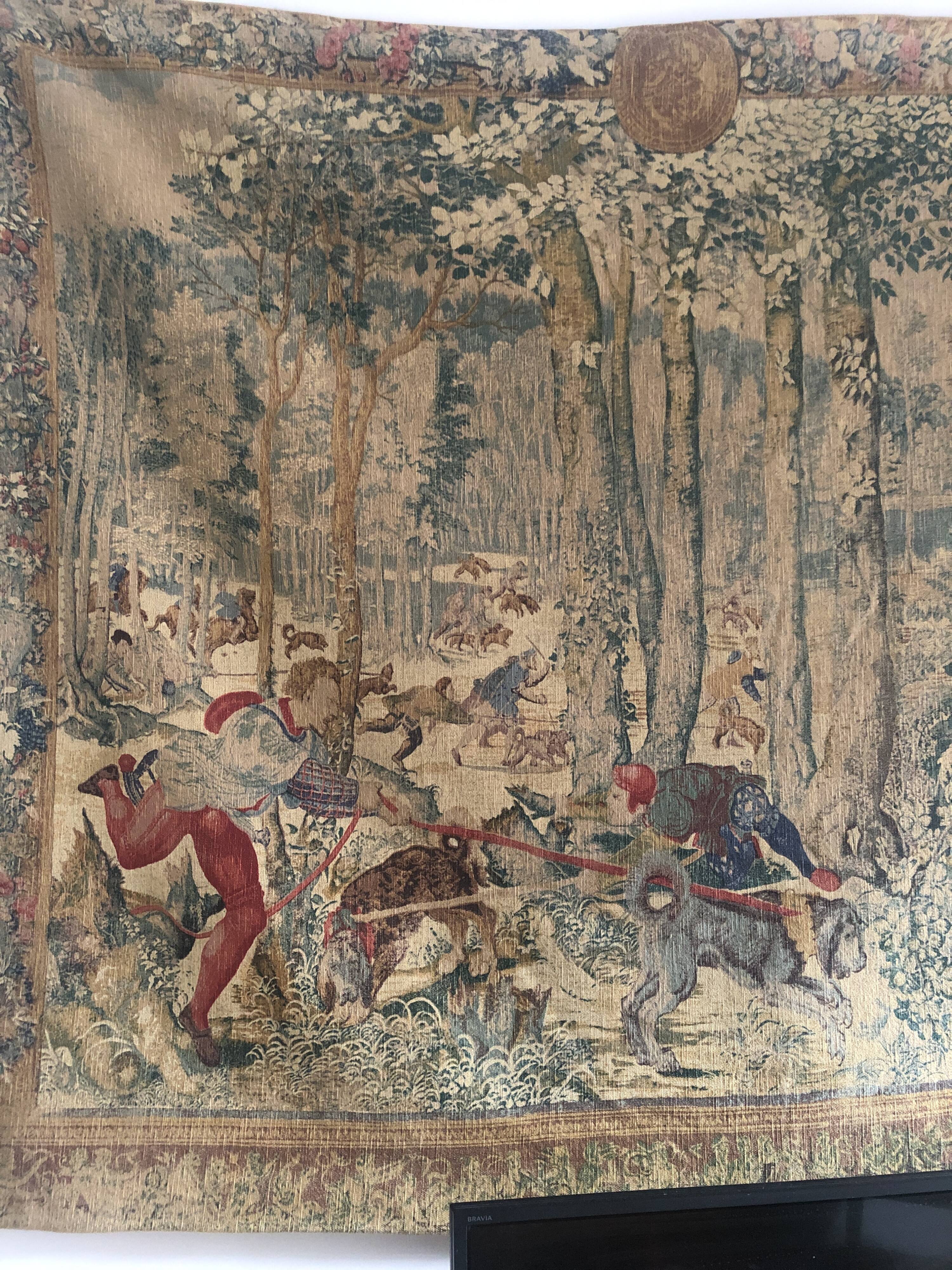 Wall tapestry from the early 16th century.