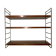Étagère string bois et métal