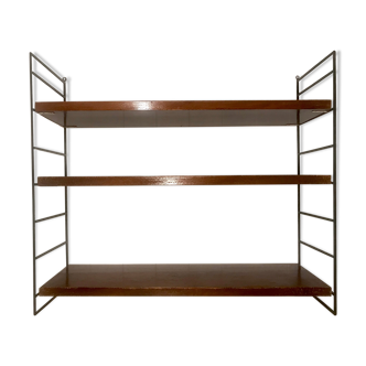 Wooden and metal String shelf