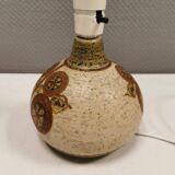 Ceramic table lamp from Danish Søholm 1970s.