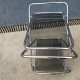 Vintage chrome bar cart