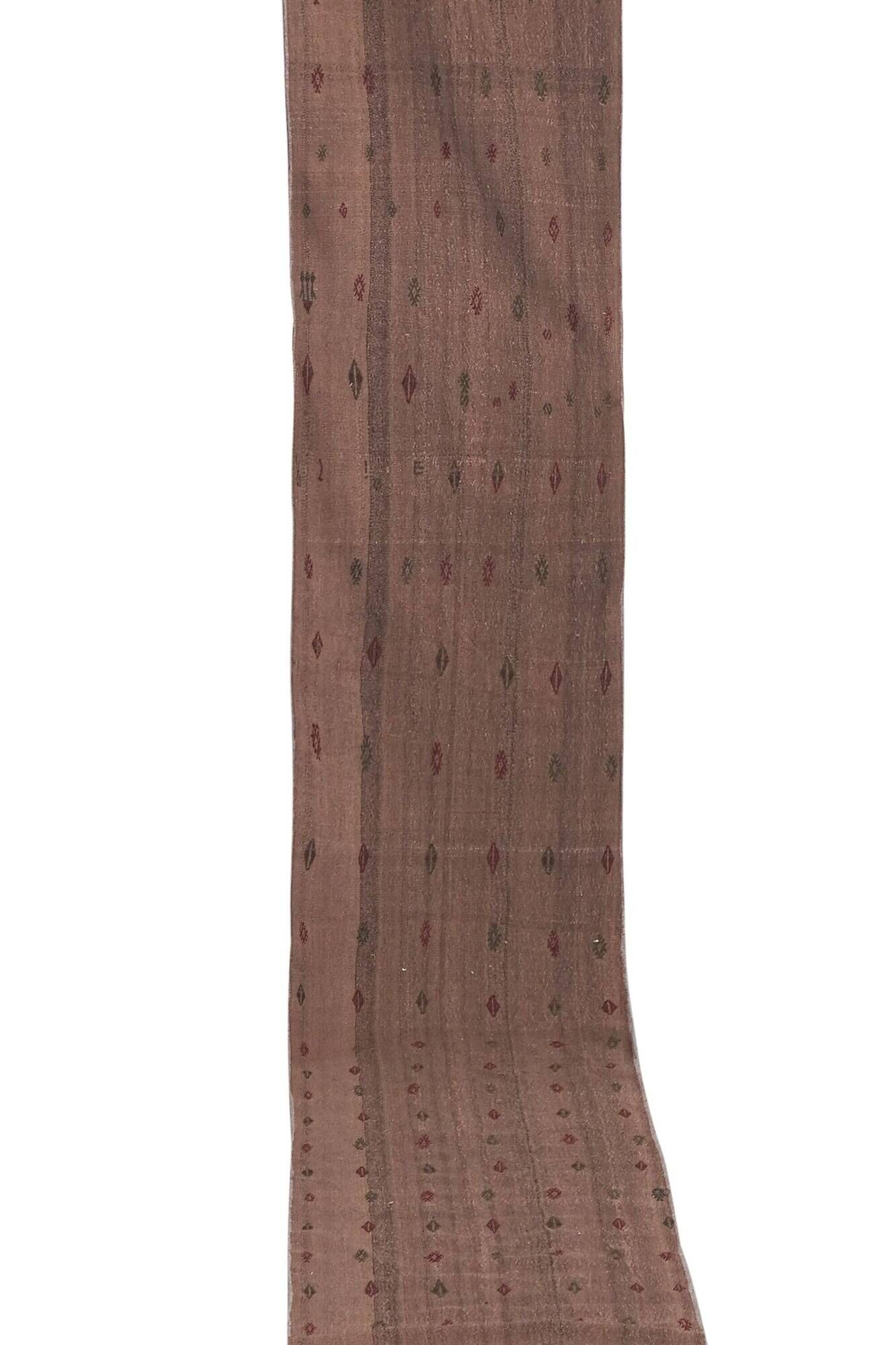 Vintage Turkish hallway rug 65x500 cm