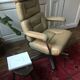 Fauteuil cuir années 70