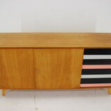 1960s Jiri Jiroutek Oak Sideboard, Czechoslovakia