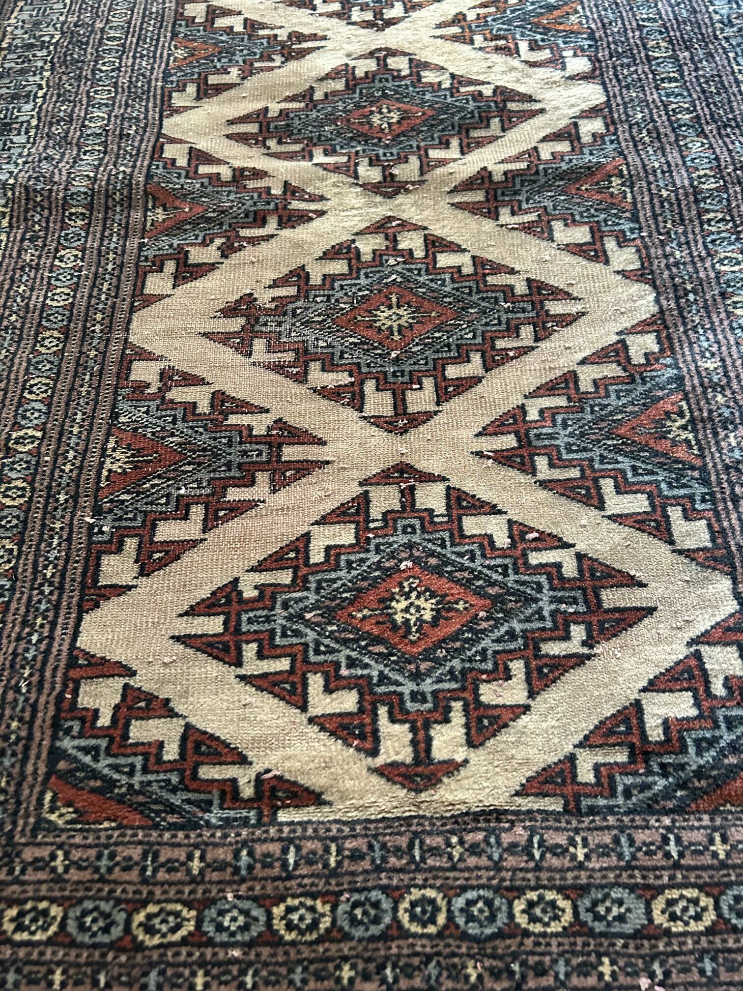 vintage oriental rug 159/94cm