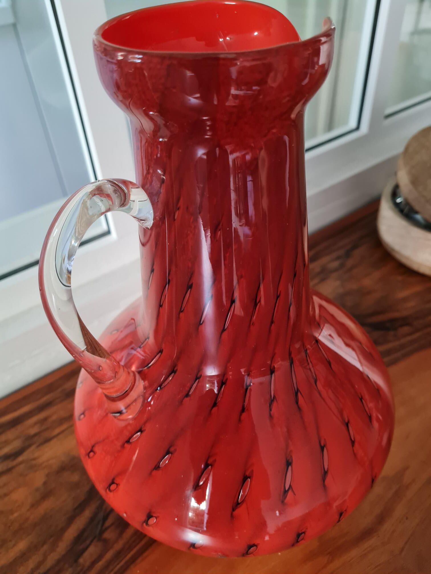 Murano red vase