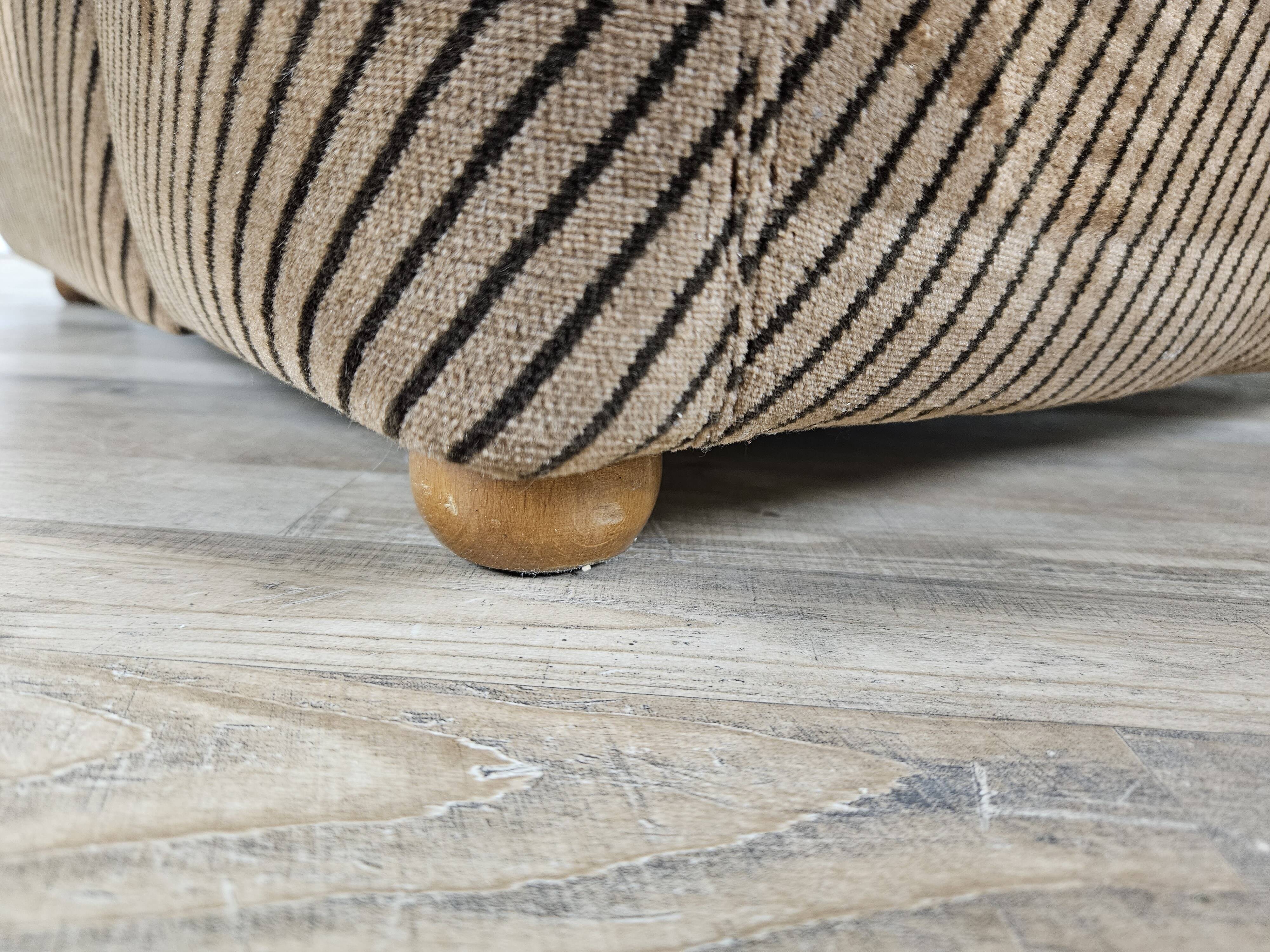 Five-seater corner modular sofa from 70s