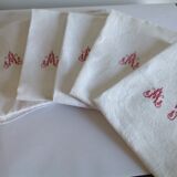 5 cotton damask monogrammed year towels