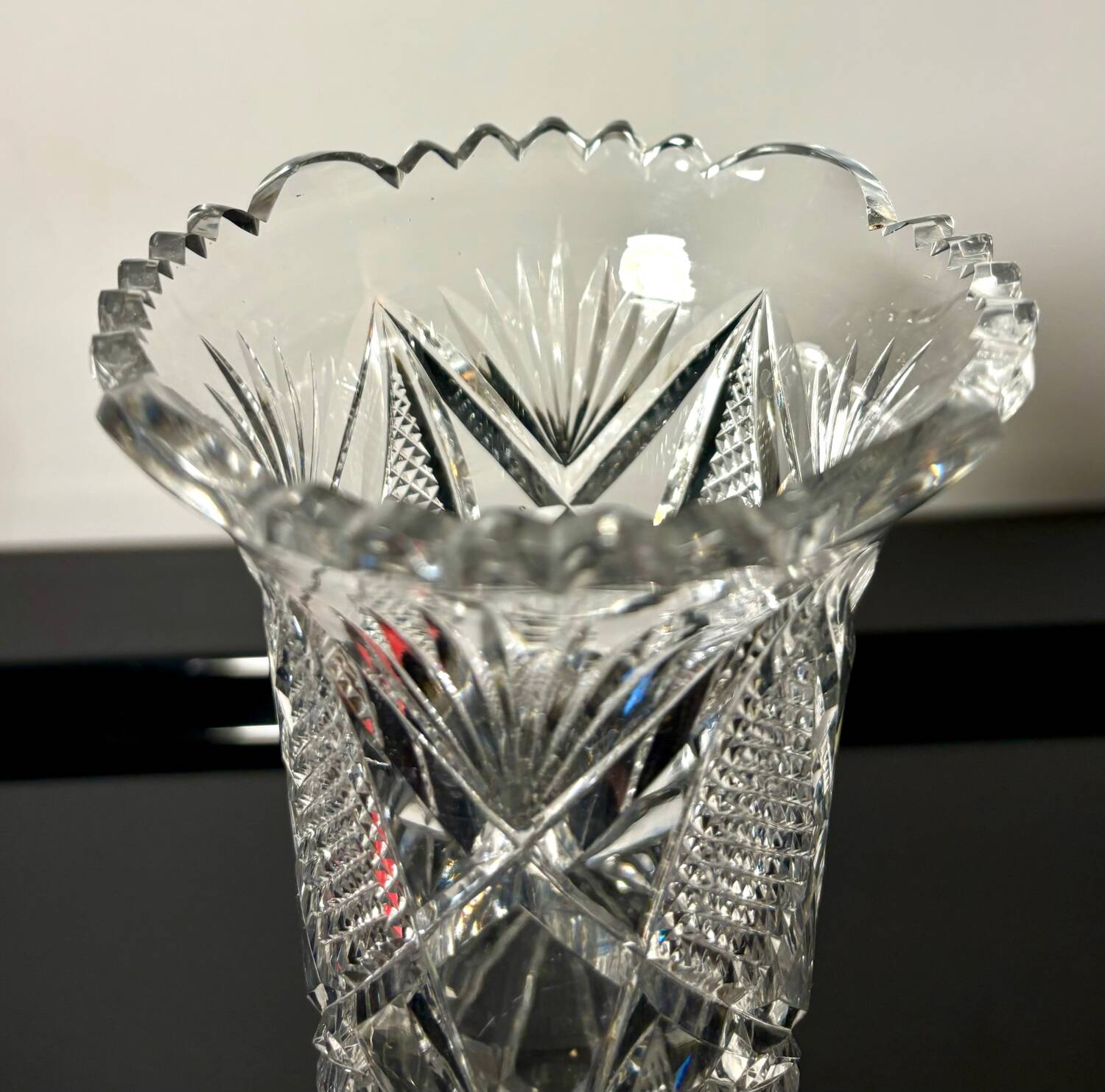 Baccarat Vase Lagny model rare