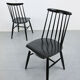 Pair of Black Fanet chair by Ilmari Tapiovaara, 1960s